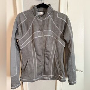 Fila Gray Zip-Up Jacket